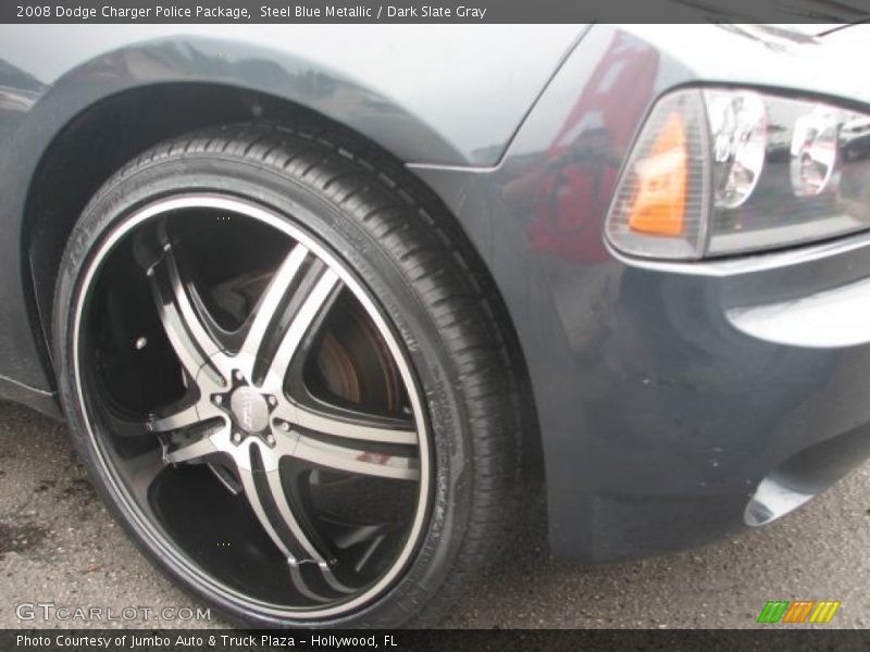 Custom Wheels of 2008 Charger Police Package