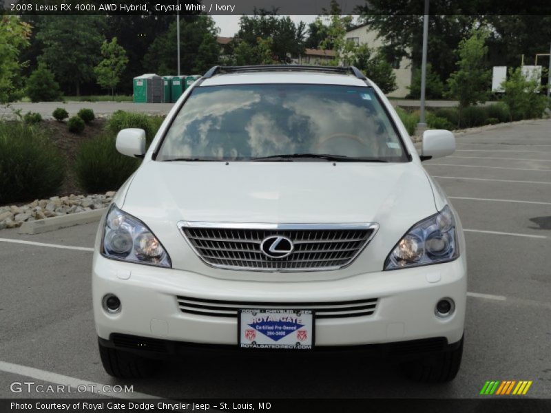 Crystal White / Ivory 2008 Lexus RX 400h AWD Hybrid