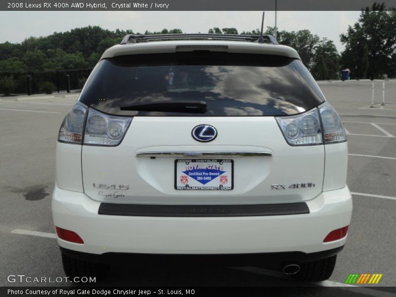 Crystal White / Ivory 2008 Lexus RX 400h AWD Hybrid