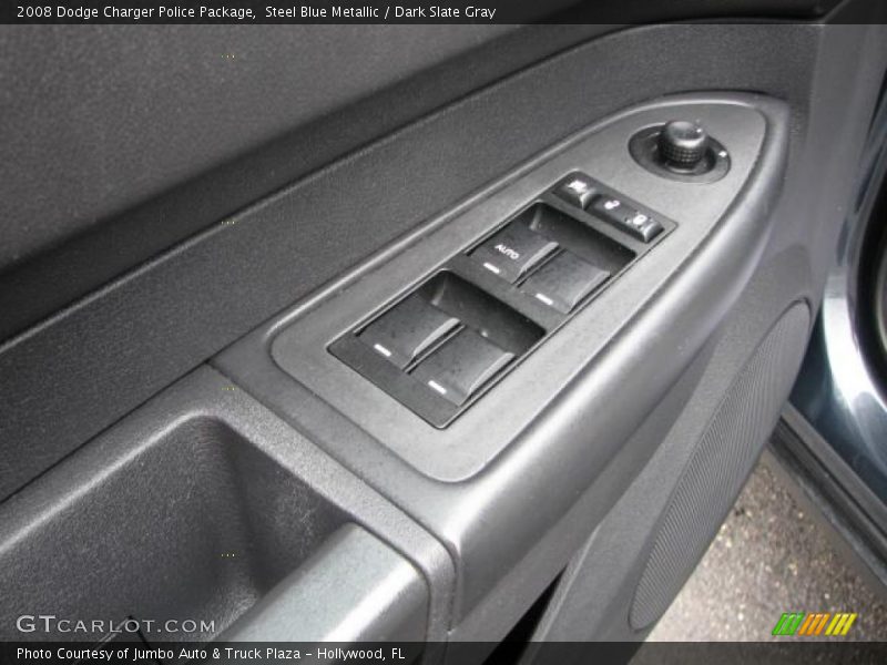 Steel Blue Metallic / Dark Slate Gray 2008 Dodge Charger Police Package
