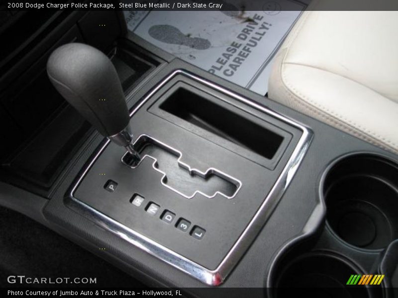 Steel Blue Metallic / Dark Slate Gray 2008 Dodge Charger Police Package