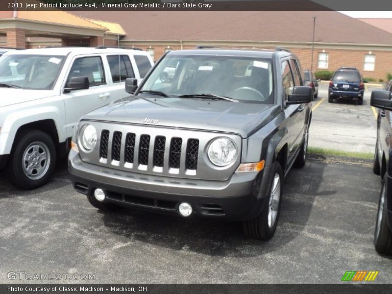Mineral Gray Metallic / Dark Slate Gray 2011 Jeep Patriot Latitude 4x4