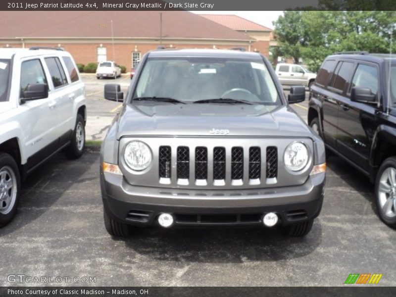 Mineral Gray Metallic / Dark Slate Gray 2011 Jeep Patriot Latitude 4x4