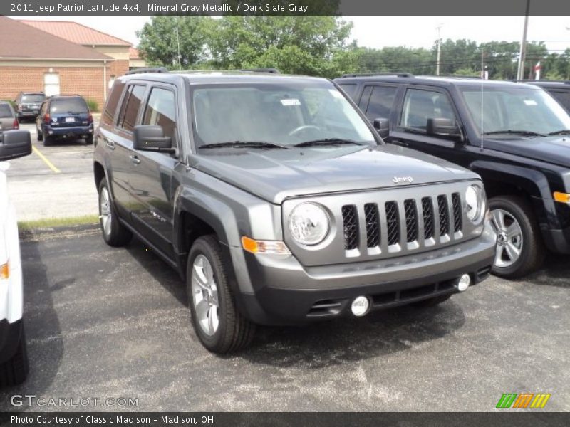 Mineral Gray Metallic / Dark Slate Gray 2011 Jeep Patriot Latitude 4x4