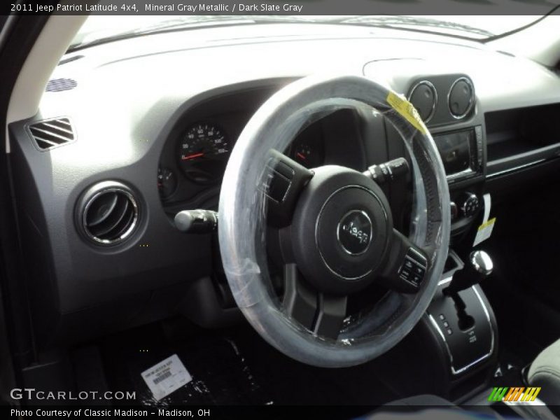 Mineral Gray Metallic / Dark Slate Gray 2011 Jeep Patriot Latitude 4x4