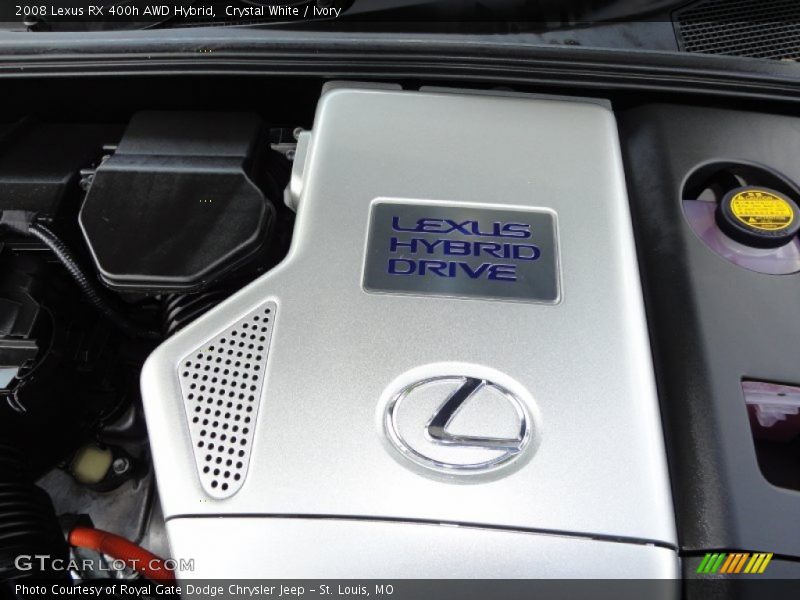 Crystal White / Ivory 2008 Lexus RX 400h AWD Hybrid