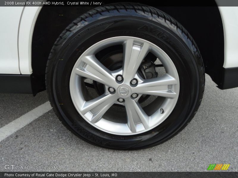 Crystal White / Ivory 2008 Lexus RX 400h AWD Hybrid
