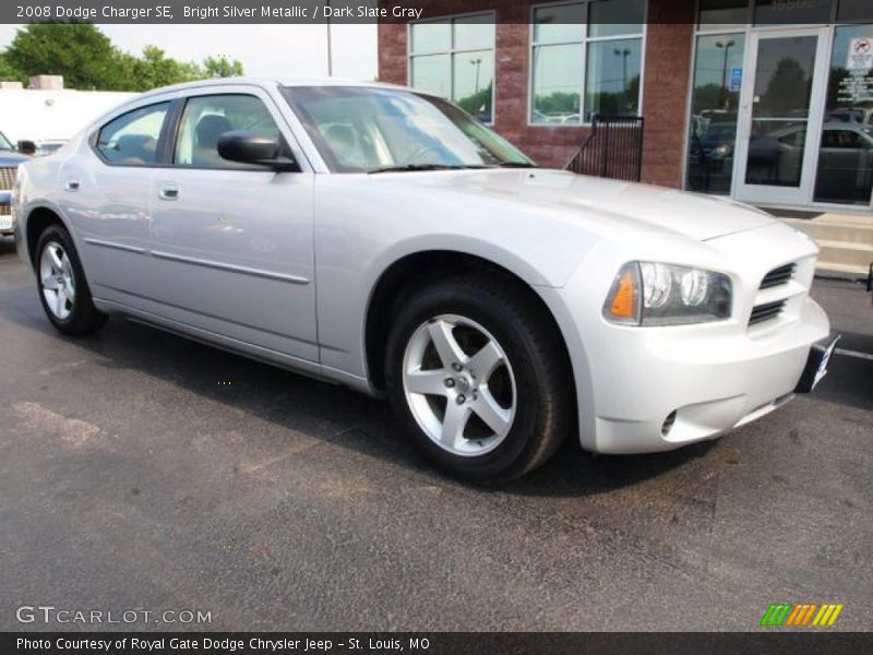 Bright Silver Metallic / Dark Slate Gray 2008 Dodge Charger SE