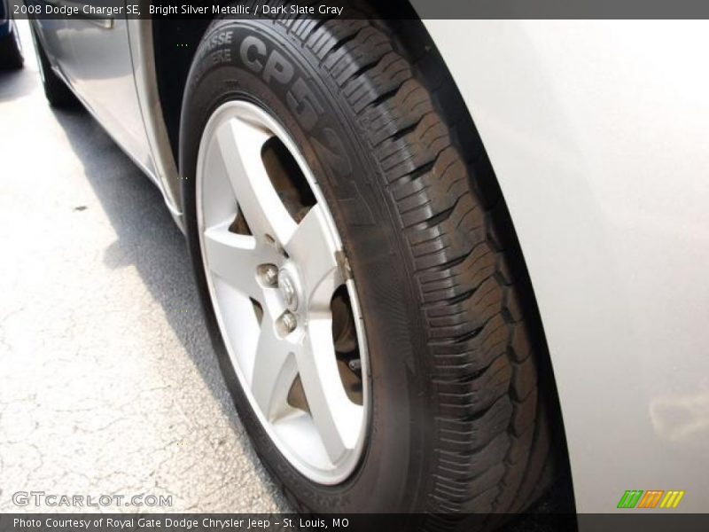 Bright Silver Metallic / Dark Slate Gray 2008 Dodge Charger SE