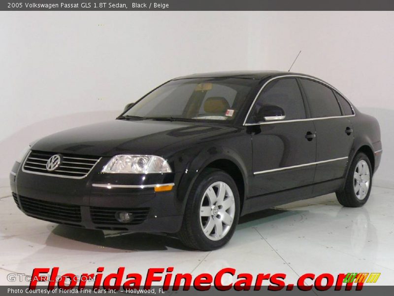 Black / Beige 2005 Volkswagen Passat GLS 1.8T Sedan