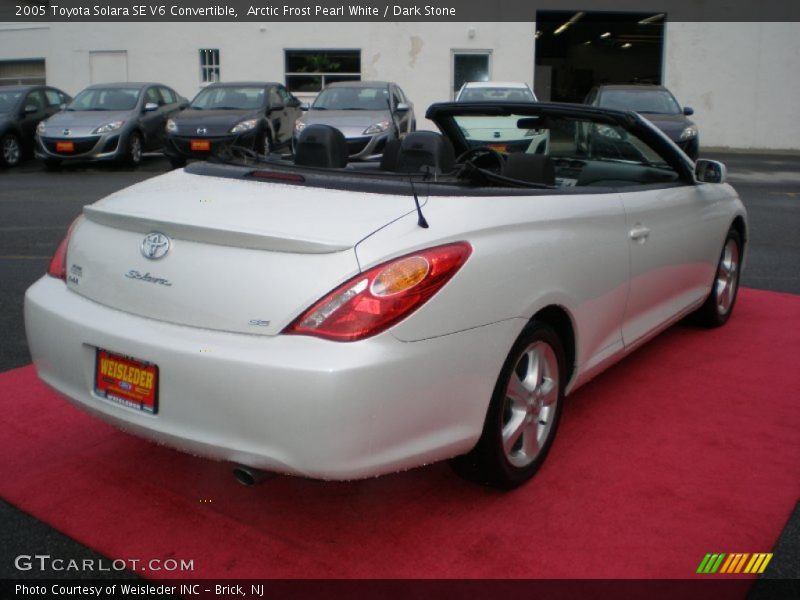 Arctic Frost Pearl White / Dark Stone 2005 Toyota Solara SE V6 Convertible