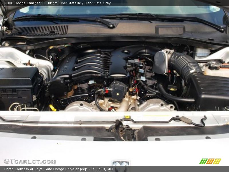 Bright Silver Metallic / Dark Slate Gray 2008 Dodge Charger SE