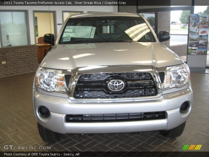 Silver Streak Mica / Graphite Gray 2011 Toyota Tacoma PreRunner Access Cab