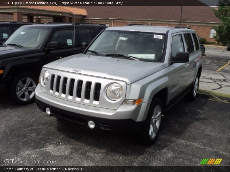 Bright Silver Metallic / Dark Slate Gray 2011 Jeep Patriot Latitude 4x4