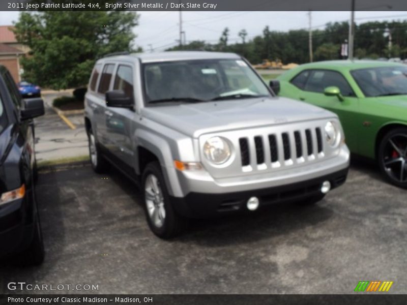 Bright Silver Metallic / Dark Slate Gray 2011 Jeep Patriot Latitude 4x4