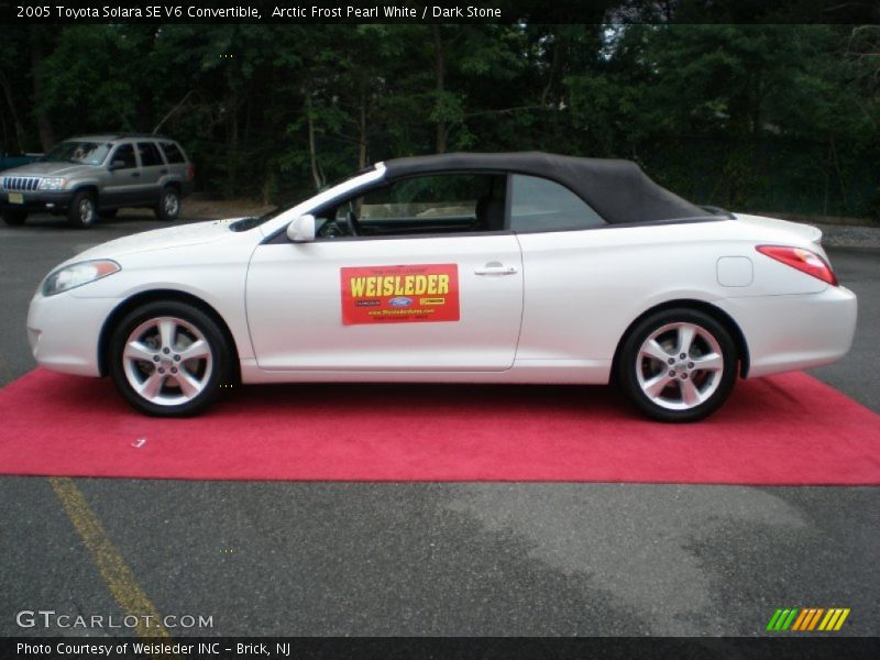 Arctic Frost Pearl White / Dark Stone 2005 Toyota Solara SE V6 Convertible
