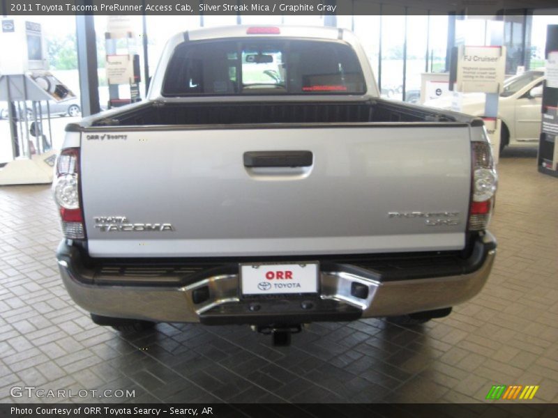 Silver Streak Mica / Graphite Gray 2011 Toyota Tacoma PreRunner Access Cab