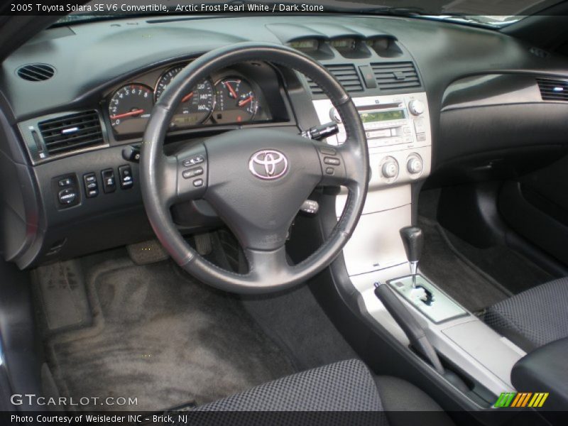 Arctic Frost Pearl White / Dark Stone 2005 Toyota Solara SE V6 Convertible