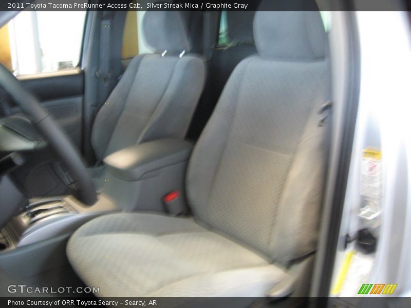 Silver Streak Mica / Graphite Gray 2011 Toyota Tacoma PreRunner Access Cab