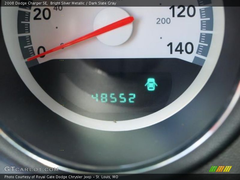 Bright Silver Metallic / Dark Slate Gray 2008 Dodge Charger SE
