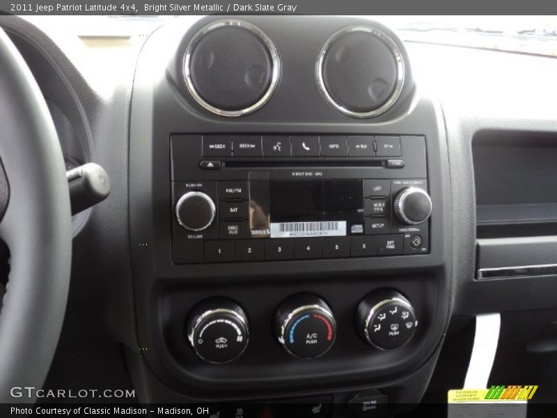 Bright Silver Metallic / Dark Slate Gray 2011 Jeep Patriot Latitude 4x4