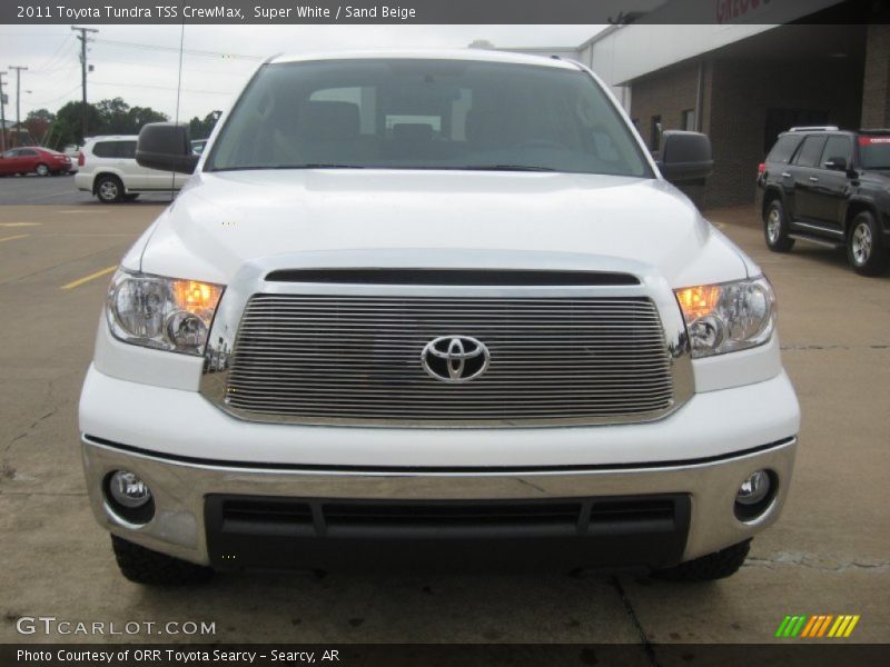 Super White / Sand Beige 2011 Toyota Tundra TSS CrewMax