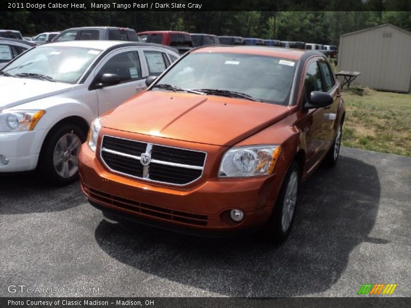 Mango Tango Pearl / Dark Slate Gray 2011 Dodge Caliber Heat