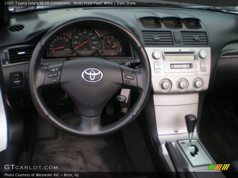 Arctic Frost Pearl White / Dark Stone 2005 Toyota Solara SE V6 Convertible