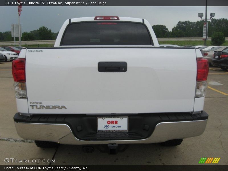 Super White / Sand Beige 2011 Toyota Tundra TSS CrewMax