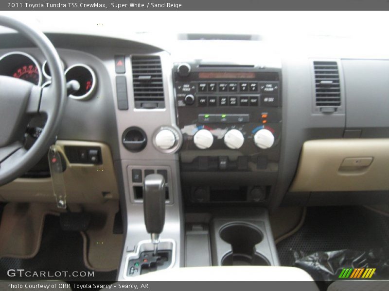Super White / Sand Beige 2011 Toyota Tundra TSS CrewMax