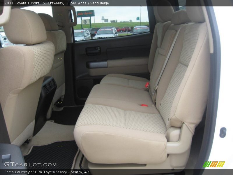 Super White / Sand Beige 2011 Toyota Tundra TSS CrewMax