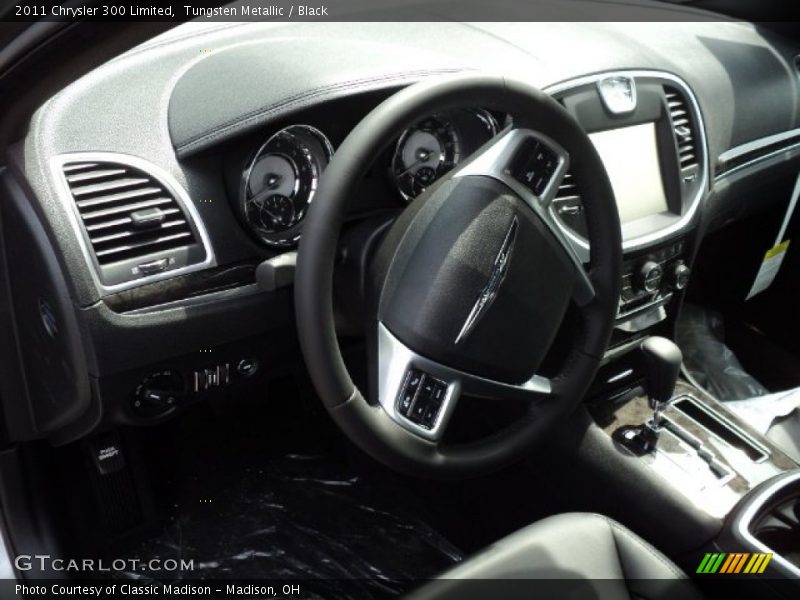 Tungsten Metallic / Black 2011 Chrysler 300 Limited