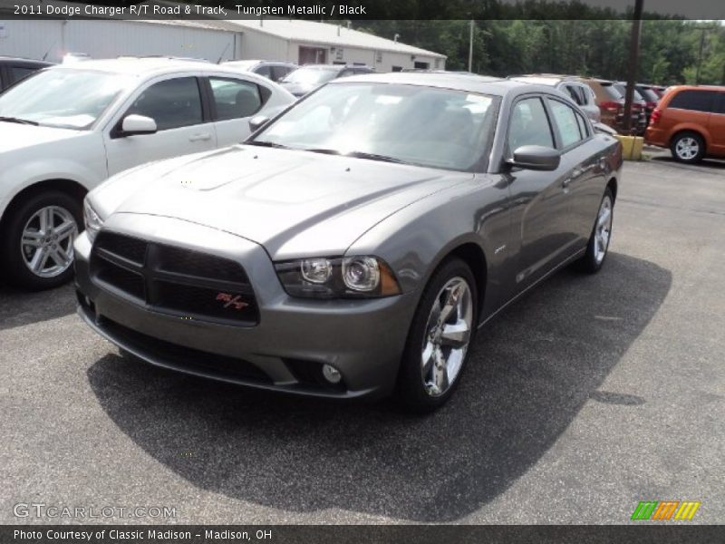 Tungsten Metallic / Black 2011 Dodge Charger R/T Road & Track