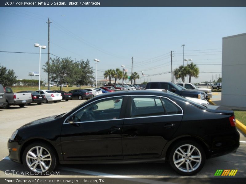 Black / Anthracite 2007 Volkswagen Jetta 2.5 Sedan