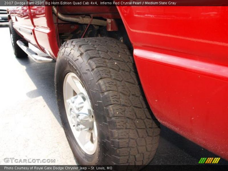 Inferno Red Crystal Pearl / Medium Slate Gray 2007 Dodge Ram 2500 Big Horn Edition Quad Cab 4x4