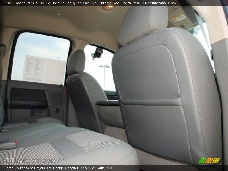 Inferno Red Crystal Pearl / Medium Slate Gray 2007 Dodge Ram 2500 Big Horn Edition Quad Cab 4x4