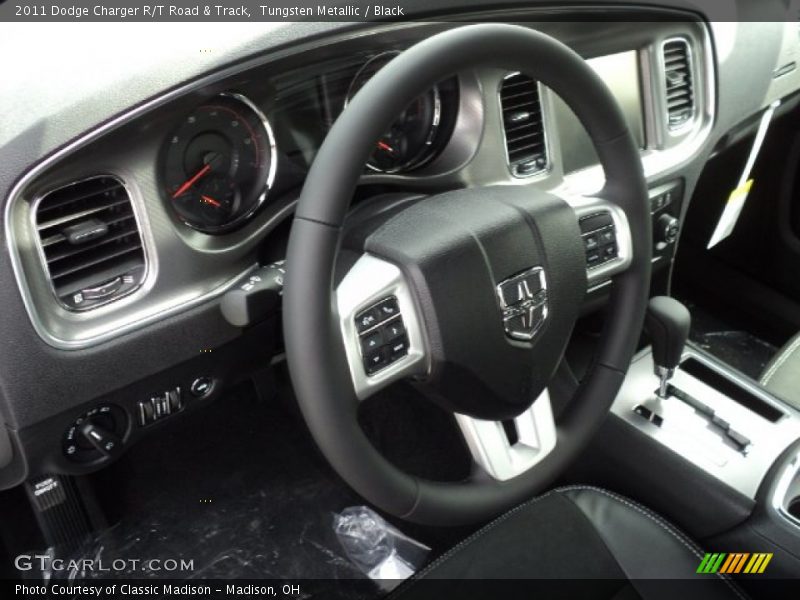 Tungsten Metallic / Black 2011 Dodge Charger R/T Road & Track