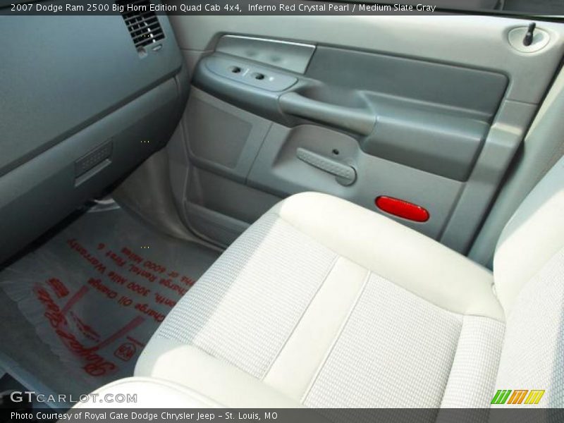 Inferno Red Crystal Pearl / Medium Slate Gray 2007 Dodge Ram 2500 Big Horn Edition Quad Cab 4x4