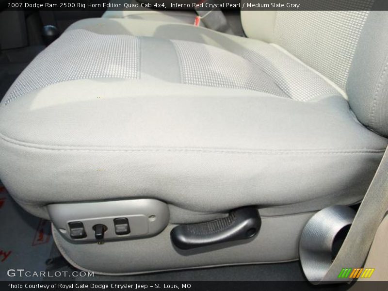Inferno Red Crystal Pearl / Medium Slate Gray 2007 Dodge Ram 2500 Big Horn Edition Quad Cab 4x4