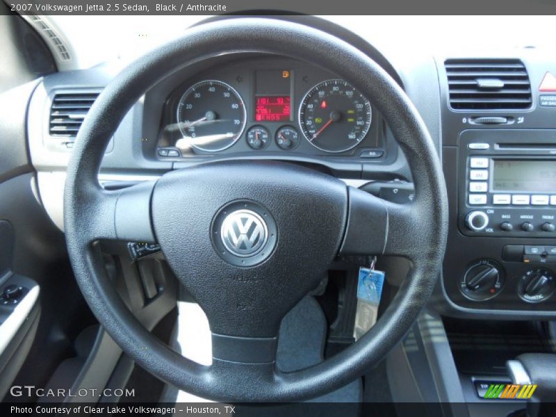 Black / Anthracite 2007 Volkswagen Jetta 2.5 Sedan
