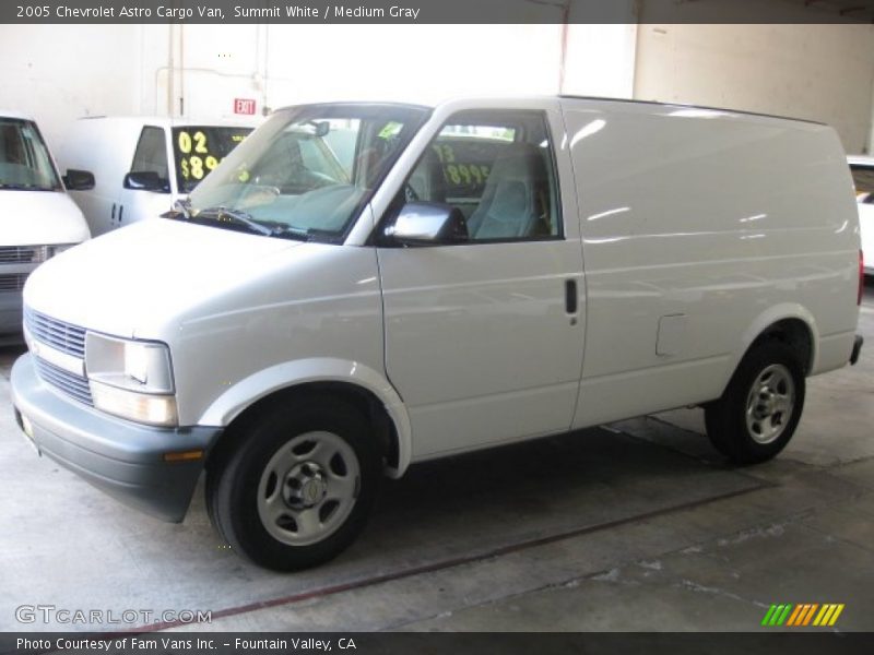 Summit White / Medium Gray 2005 Chevrolet Astro Cargo Van
