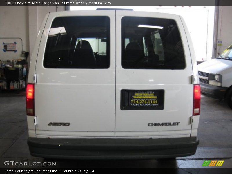 Summit White / Medium Gray 2005 Chevrolet Astro Cargo Van