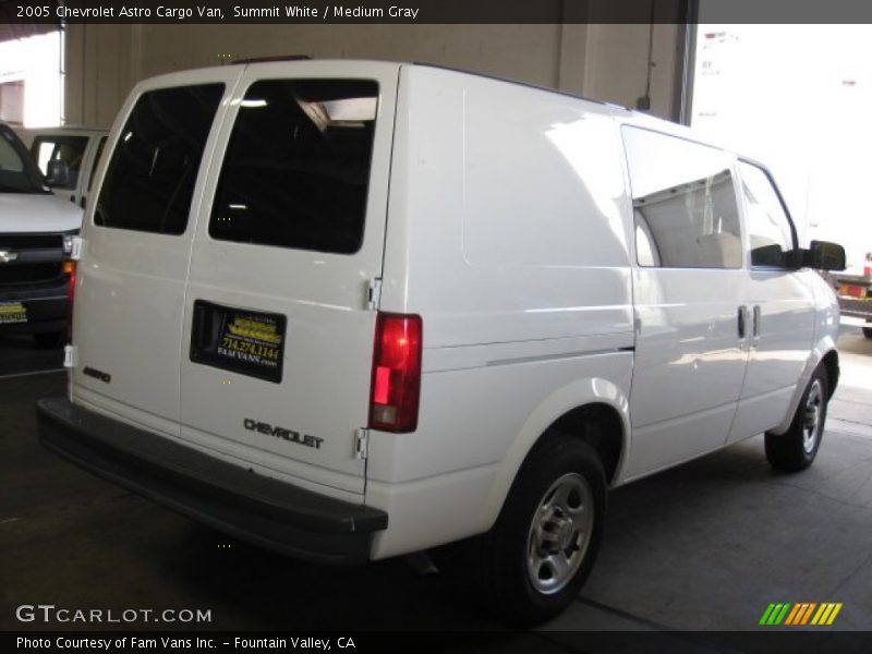 Summit White / Medium Gray 2005 Chevrolet Astro Cargo Van