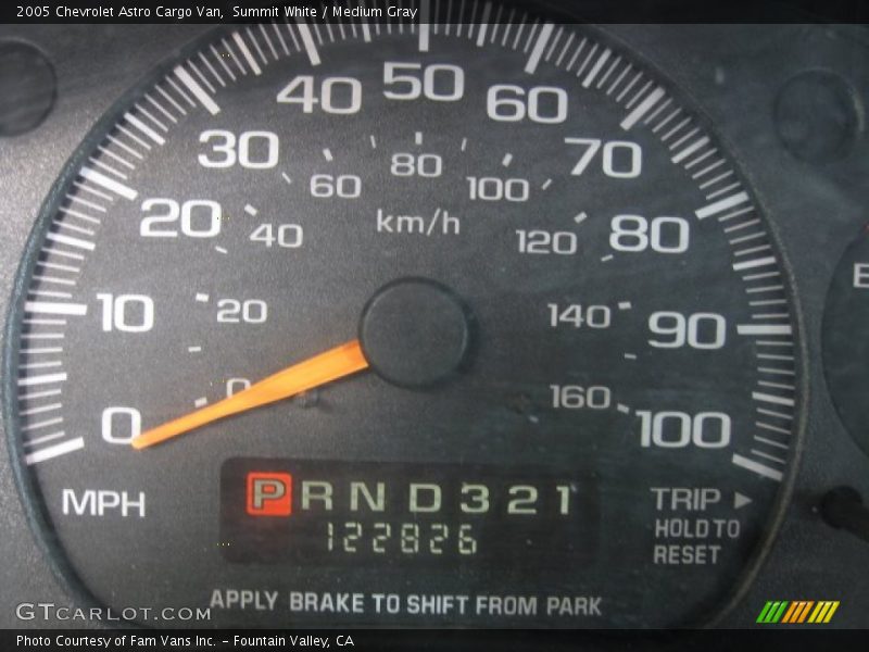 Summit White / Medium Gray 2005 Chevrolet Astro Cargo Van