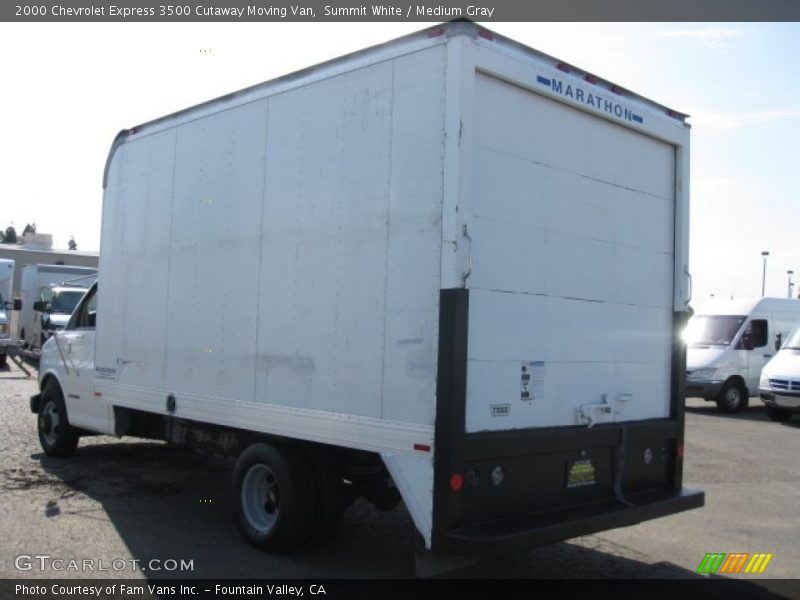 Summit White / Medium Gray 2000 Chevrolet Express 3500 Cutaway Moving Van