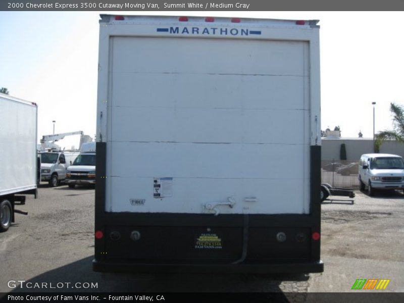 Summit White / Medium Gray 2000 Chevrolet Express 3500 Cutaway Moving Van