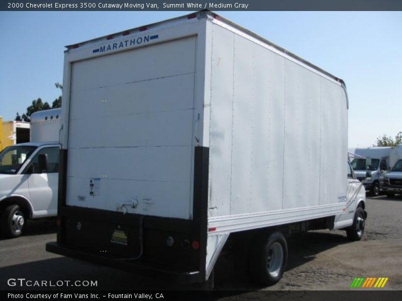 Summit White / Medium Gray 2000 Chevrolet Express 3500 Cutaway Moving Van