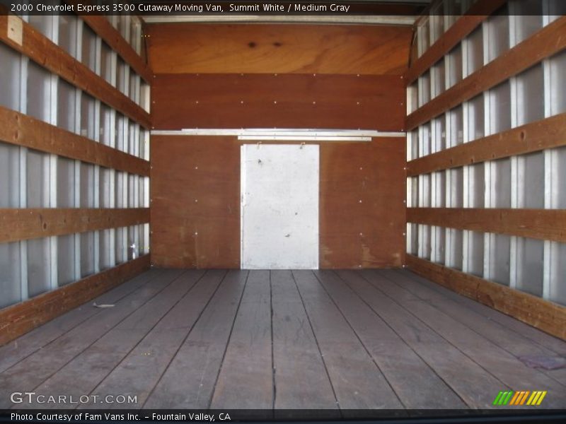 Summit White / Medium Gray 2000 Chevrolet Express 3500 Cutaway Moving Van