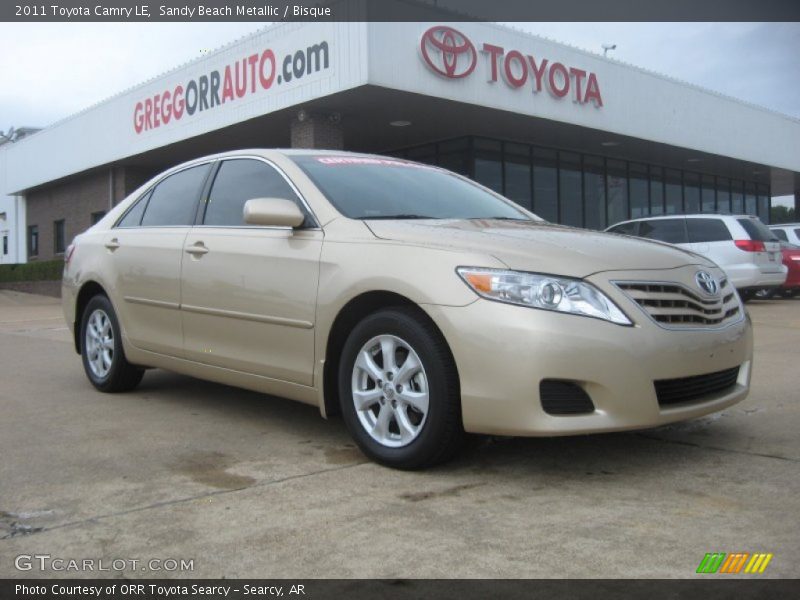 Sandy Beach Metallic / Bisque 2011 Toyota Camry LE