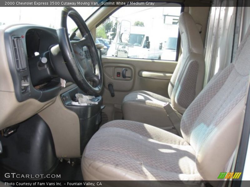 Summit White / Medium Gray 2000 Chevrolet Express 3500 Cutaway Moving Van